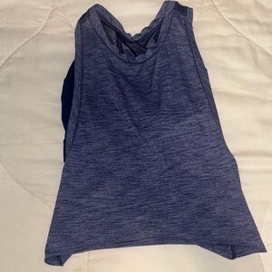 Lululemon cropped tank with attached sports bra